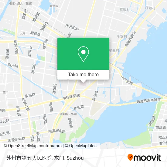苏州市第五人民医院-东门 map