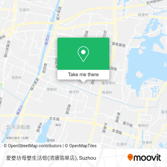 爱婴坊母婴生活馆(渭塘翡翠店) map