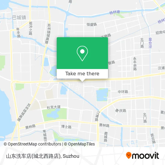 山东洗车店(城北西路店) map