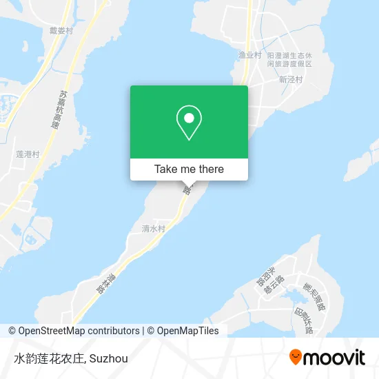 水韵莲花农庄 map