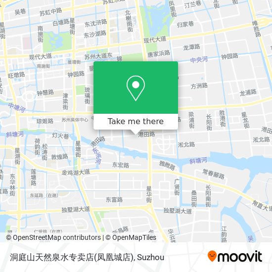 洞庭山天然泉水专卖店(凤凰城店) map