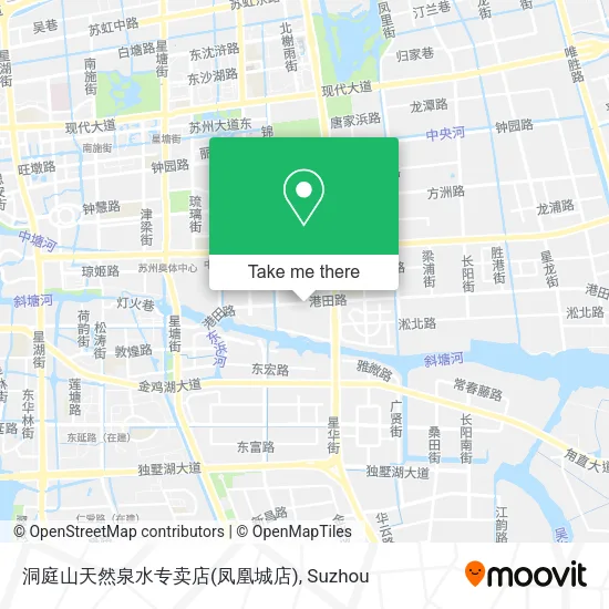 洞庭山天然泉水专卖店(凤凰城店) map
