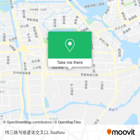 纬三路与巡逻道交叉口 map