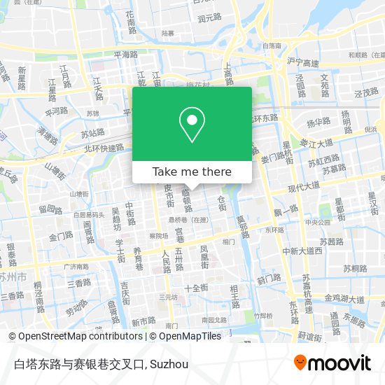 白塔东路与赛银巷交叉口 map