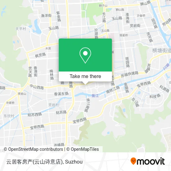 云居客房产(云山诗意店) map