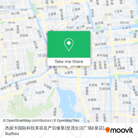 杰妮卡国际科技美容及产后修复(世茂生活广场E座店) map