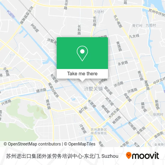 苏州进出口集团外派劳务培训中心-东北门 map