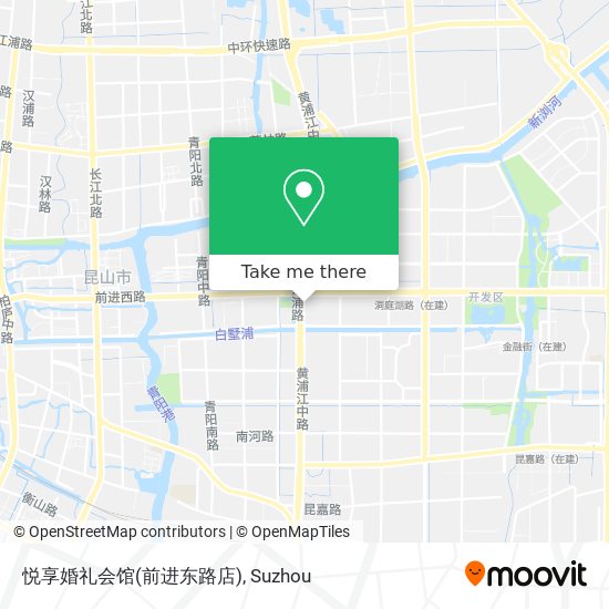 悦享婚礼会馆(前进东路店) map