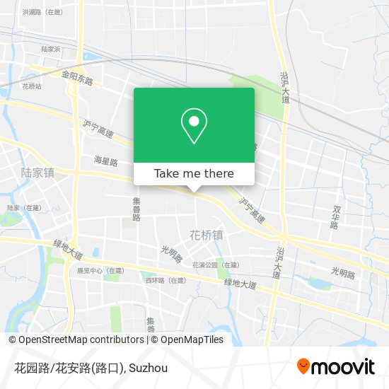 花园路/花安路(路口) map