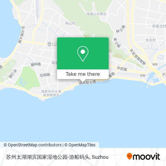 苏州太湖湖滨国家湿地公园-游船码头 map
