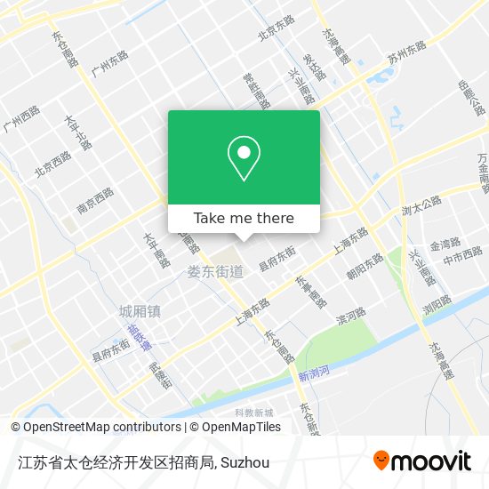 江苏省太仓经济开发区招商局 map