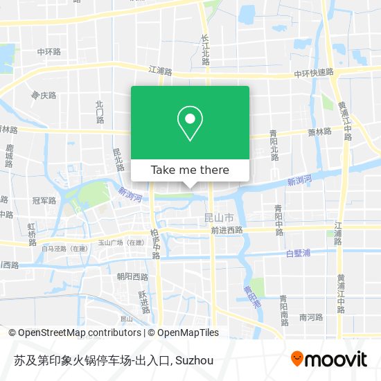 苏及第印象火锅停车场-出入口 map