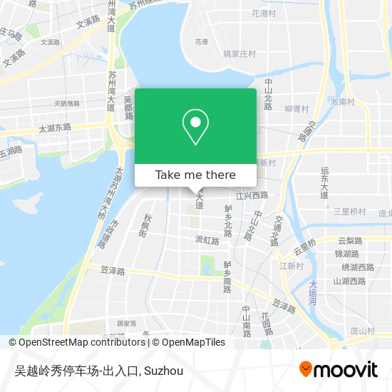 吴越岭秀停车场-出入口 map