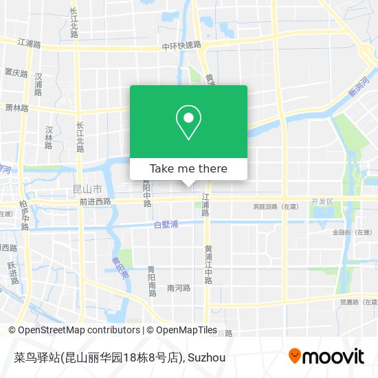 菜鸟驿站(昆山丽华园18栋8号店) map