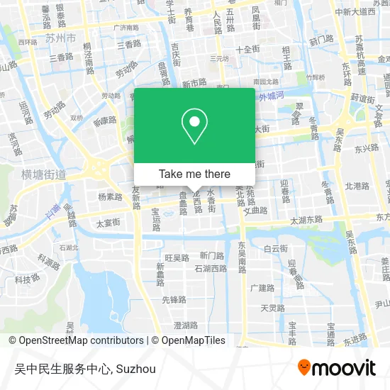 吴中民生服务中心 map