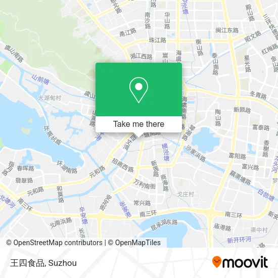 王四食品 map