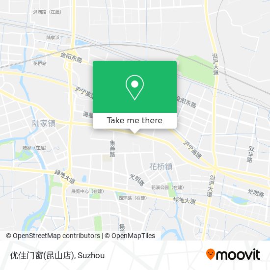 优佳门窗(昆山店) map