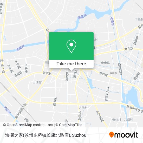 海澜之家(苏州东桥镇长康北路店) map