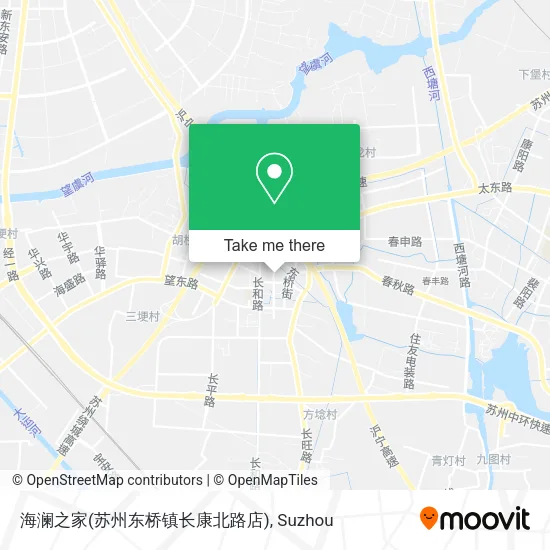 海澜之家(苏州东桥镇长康北路店) map