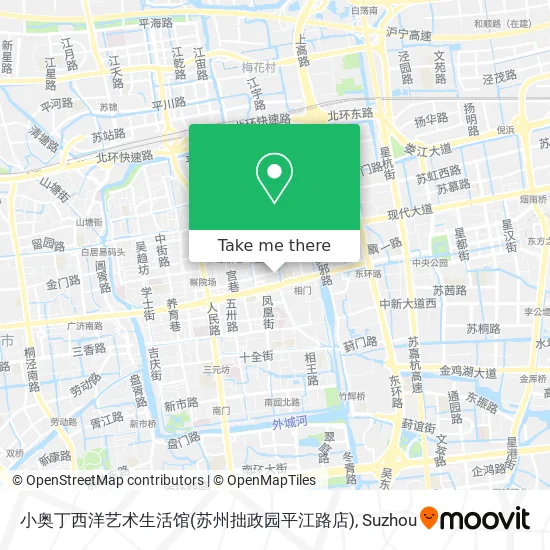 小奥丁西洋艺术生活馆(苏州拙政园平江路店) map