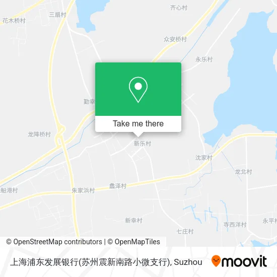 上海浦东发展银行(苏州震新南路小微支行) map