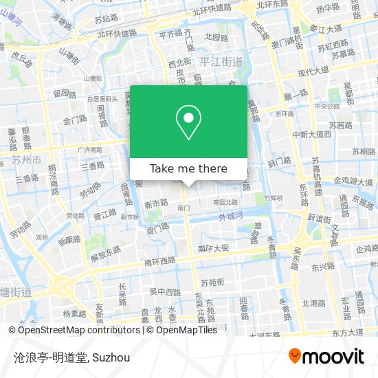 沧浪亭-明道堂 map