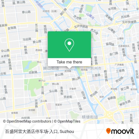 百盛阿雷大酒店停车场-入口 map