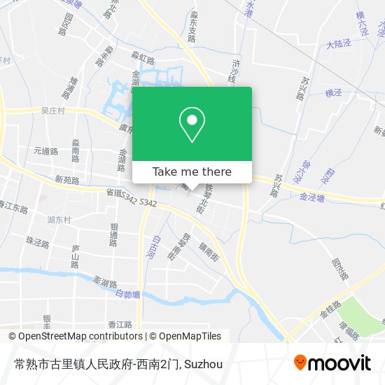 常熟市古里镇人民政府-西南2门 map