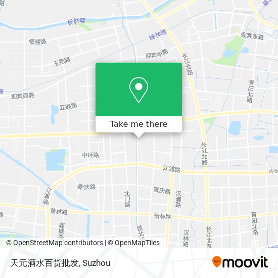 天元酒水百货批发 map