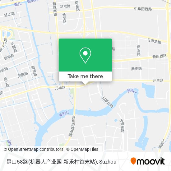 昆山58路(机器人产业园-新乐村首末站) map
