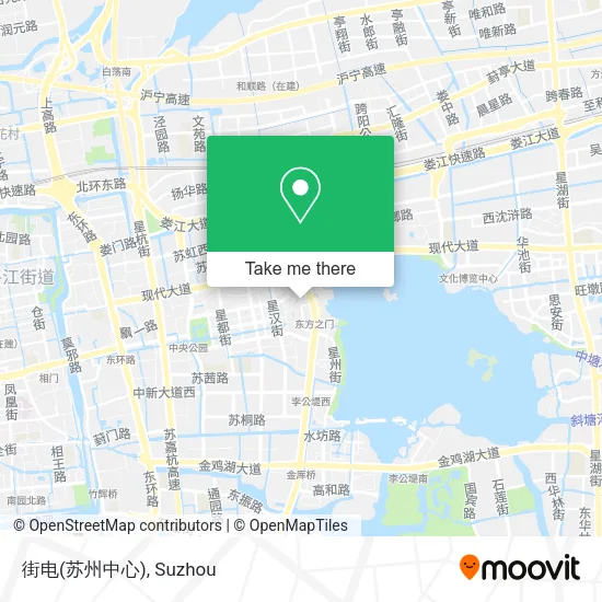 街电(苏州中心) map