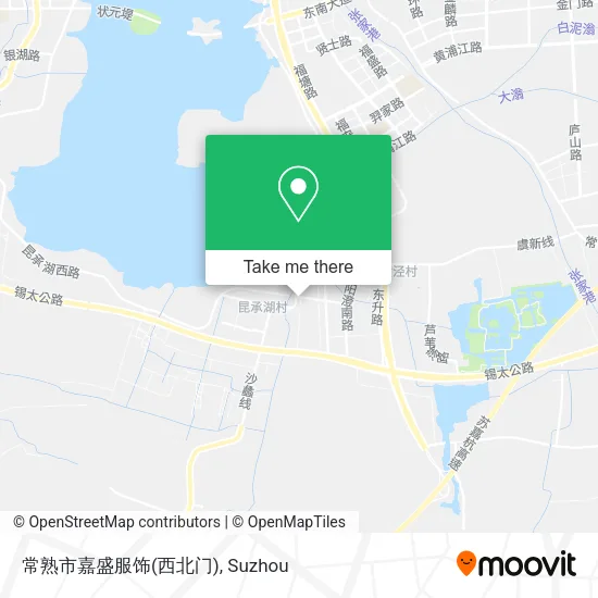常熟市嘉盛服饰(西北门) map