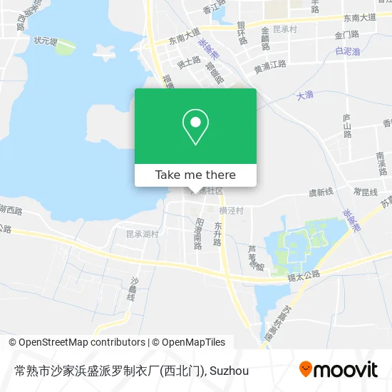 常熟市沙家浜盛派罗制衣厂(西北门) map