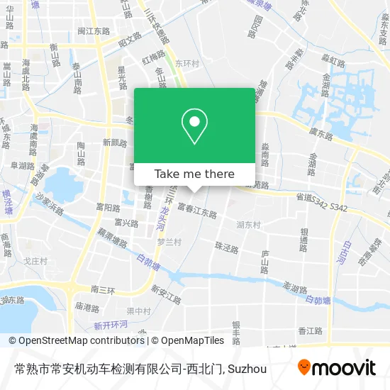 常熟市常安机动车检测有限公司-西北门 map