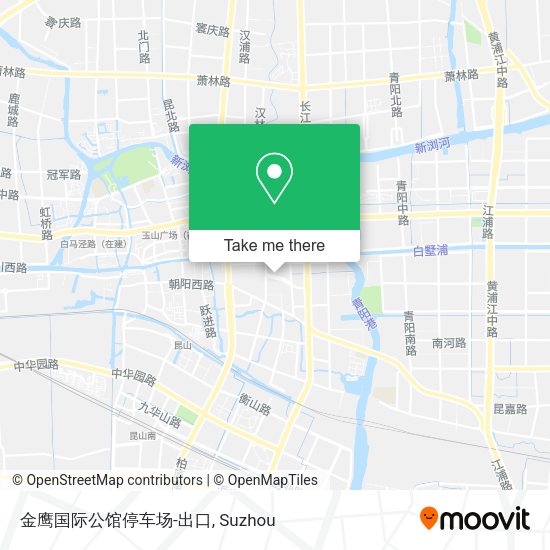 金鹰国际公馆停车场-出口 map