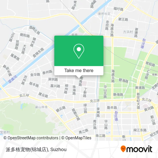派多格宠物(锦城店) map