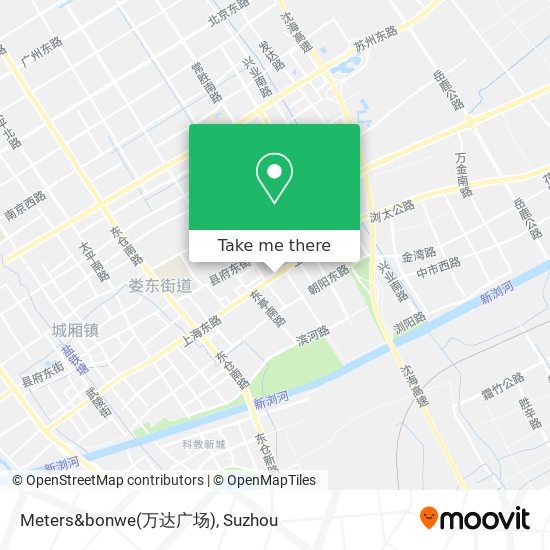 Meters&bonwe(万达广场) map