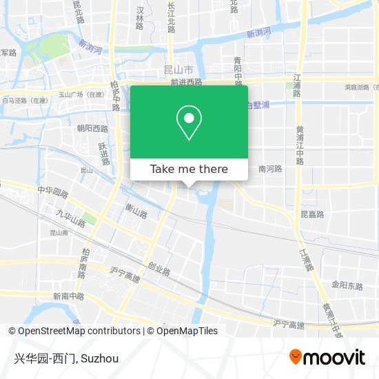 兴华园-西门 map