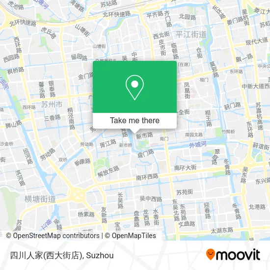 四川人家(西大街店) map