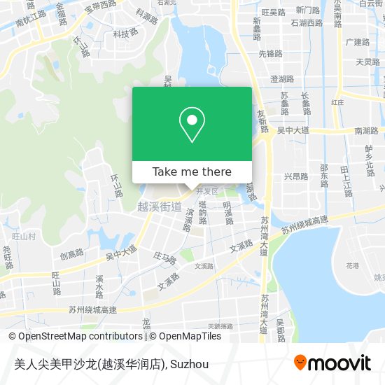 美人尖美甲沙龙(越溪华润店) map