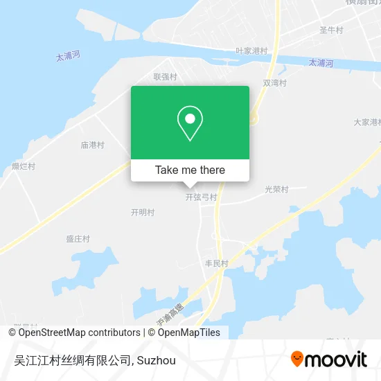 吴江江村丝绸有限公司 map
