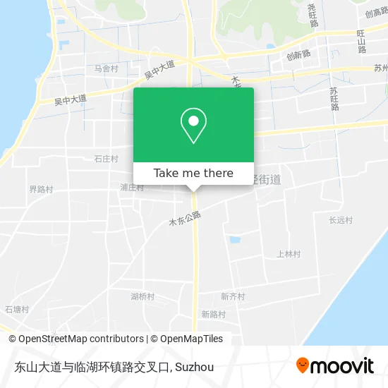 东山大道与临湖环镇路交叉口 map