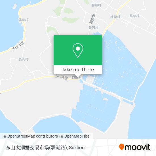 东山太湖蟹交易市场(双湖路) map