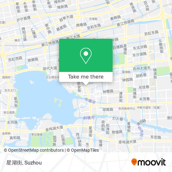 星湖街 map