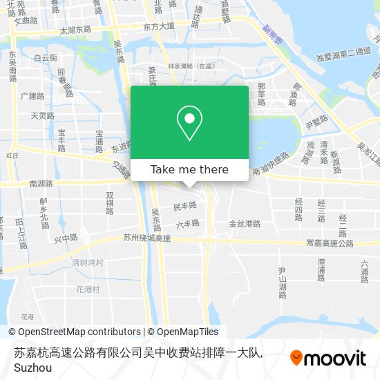 苏嘉杭高速公路有限公司吴中收费站排障一大队 map