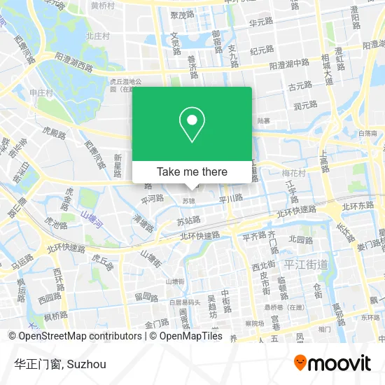 华正门窗 map