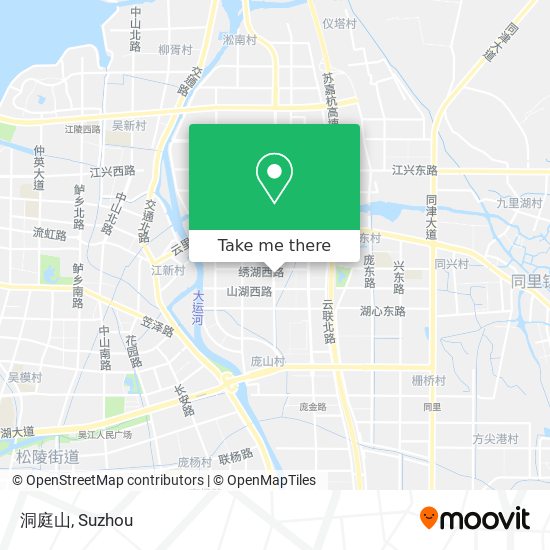 洞庭山 map