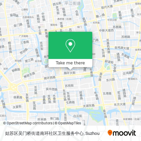 姑苏区吴门桥街道南环社区卫生服务中心 map