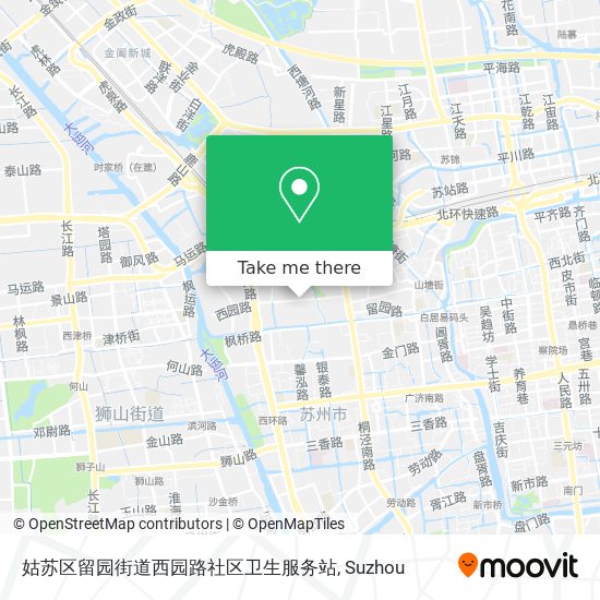 姑苏区留园街道西园路社区卫生服务站 map