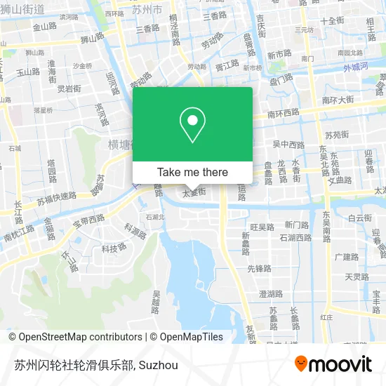 苏州闪轮社轮滑俱乐部 map